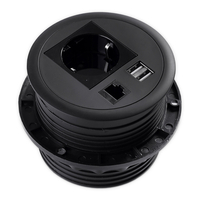 Spacetronik SPS-R1D3W V2 kruhová stolová zásuvka