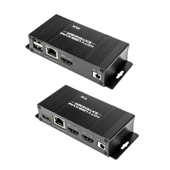 Prevodník HDMI KVM na LAN-RJ45 USB 60 m Spacetronik