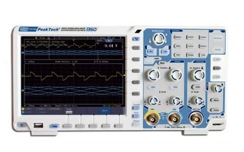 PeakTech 1360 digitálny 2-kanálový AiO 100MHz osciloskop