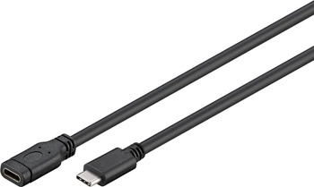 Predlžovač USB-C 3.2 Gen1 čierny 1 m Goobay