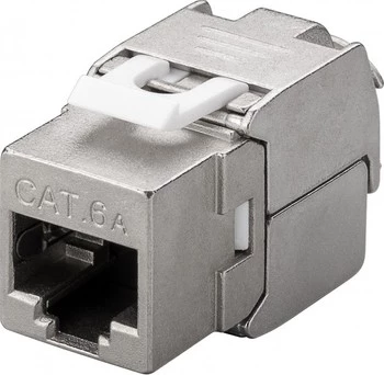 Keystone konektor RJ45 CAT 6A S/FTP tienený