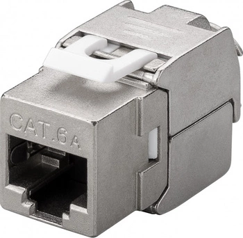 Keystone konektor RJ45 CAT 6A S/FTP tienený